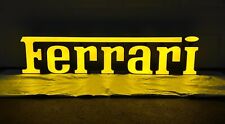 Ferrari Dealership Sign Illuminated - Ferrari Script sign picture