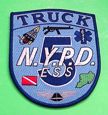 NEW YORK  NYPD  EMERGENCY SERVICE UNIT  ESS  TRUCK 5 POLICE PATCH   picture