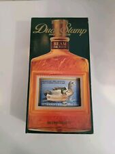 Jim Beam Bourbon Duck Stamp Series SECOND Ed. 50th Anniv Empty Decanter With Box picture