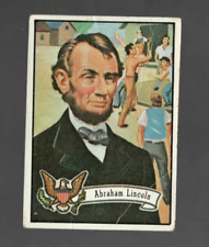 1972 Topps U.S. Presidents Abraham Lincoln card #16 Fair (creases) picture