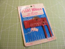 Penn Pleat Maker adjustable metal pink Japan Vintage unopened sewing tool picture