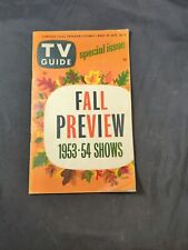 TV GUIDE SEPT. 18th 1953-54 Fall Preview Channel 5 Ames, Iowa WOI-TV Issue #25 picture