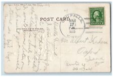 DPO 1906 1917 Cou Falls Iowa IA Postcard My Sincerest Wishes Flowers Embossed picture