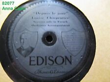 1913 early Matte Label EDISON ANNA CASE Louise Depuis le Jour Diamond 82077 picture