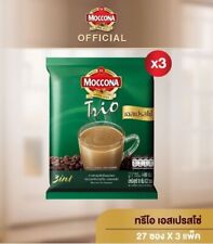 3x27 sachets Trio Espresso Instant Coffee 3 In 1 Drink Mix Moccona Thai picture