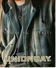 1994 UNIONBAY Men's Jacket Clothing Fashion Vintage Print Ad picture