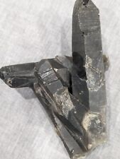 373g Terminated Etched Black Quartz Crystal  picture