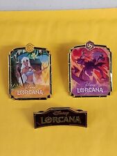 Ursula's Return League Promo Pin Set of 3 from Lorcana Brand New Never Worn Rare picture
