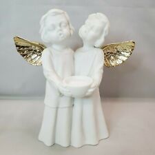 Department Dept 56 Winter Silhouettes Choir Of Angels Votive Candle Holder picture