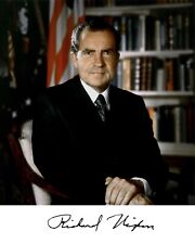 Richard Nixon Portrait Autograph 8 x 10 Photo Photograph Picture sc1 picture