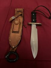 Randall Knife 1950’s Model 14 Attack Tenite Handle -Heiser Rivet Sheath -Rare picture