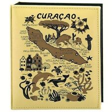 Curacao Map Embossed Photo Album 200 Photos / 4x6 picture