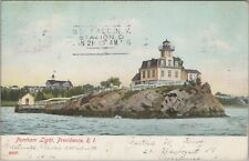 Providence RI Pomham Light House Rhode Island 1906 Germany postcard N20 picture