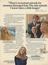 1973 Clairol Condition Hair Julius Caruso vintage print ad 70's advertisement picture