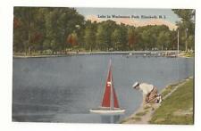 Postcard Lake Warinanco Park Elizabeth NJ  picture