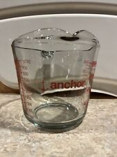Vintage Anchor Hocking Basic 4 Cup/1 Litre/1 Quart Glass Measuring Cup EUC ⭐️ picture