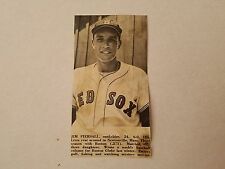 Jim Piersall 1954 RED SOX  Boston Globe Insert CUTOUT Card Panel picture