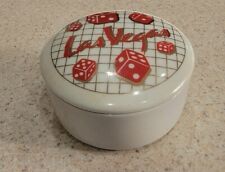 Vintage Las Vegas dice by KAROL WESTERN  trinket box - MADE IN JAPAN picture