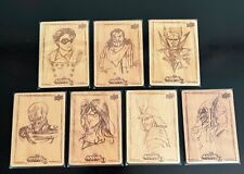 Lot of 7 2023 Upper Deck Marvel Anime Woodblock Echo Cards - Spider-Woman + picture