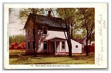 1907 Salt Lake City UT Utah Maud Adams House Home Postcard Undivided Back picture