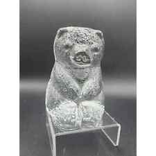 Blenko Glass Small Bear Single Bookend / Paperweight picture