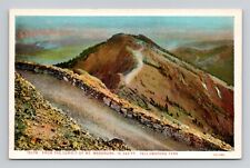 Postcard From Mt Washburn Summit Yellowstone Wyoming, Haynes Vintage E14 picture