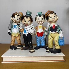 Vintage Mid Century Hobo Clown Tilso Japan Hand Painted Figurine (Lot of 4) picture