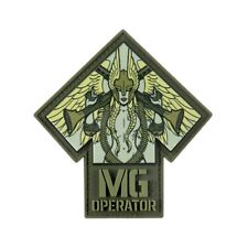 MG OPERATOR Valkyrie Morale Patch ARMY WAR Ukraine PVC ranger green picture