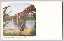 Postcard  Great Iron Bridge River Rhine Coblenz Germany JF1.101 picture