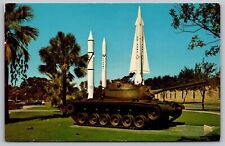Fort Sam Houston Texas United States Military Tank Missile Vintage UNP Postcard picture