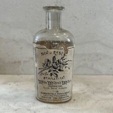 South Bend IN Indiana Clear Bottle W/Label Miss Mildred Miller Lasting Fragrance picture