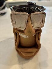 Chip Fyn Ugly Face Humorous Vintage Studio Art Pottery Stoneware Mug Cup Coffee picture