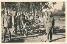 Photo Wk II Russian Prisoners of War Pow Transporting Wounded picture