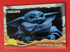 2020 Topps Star Wars Mandalorian Journey of the Child #19 Told You Was Bad Idea picture