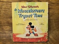 Vintage 1956 WHITMAN Walt DISNEY  MOUSEKETEERS TRYOUT TIME Mickey Mouse Club picture