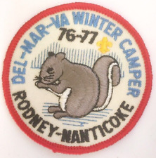 BSA 1976-77 DEL-MAR-VA WINTER CAMPER  RODNEY-NANTICOKE picture