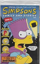 Simpsons AMAZING STILL SEALED SIMPSONS COMICS AND STORIES NUMBER ONE W/POSTER picture