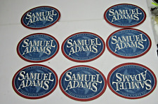 VTG Samuel Adams Oval Coasters Lot of Eight picture