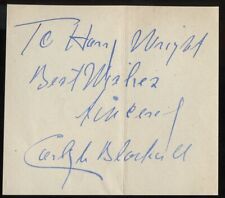 Carlyle Blackwell d1955 signed autograph auto 4x4 Cut American Silent Film Actor picture