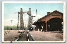 High Bridge KY Kentucky - High Bridge Train Station - Railroad - Postcard c1918 picture