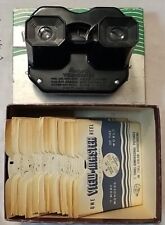 SAWYERS VIEW MASTER STEREOCOPE W/ ORIG. BOX & 28 VIEWMASTER REELS (VINTAGE) picture