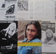 GREGG ALLMAN DICKEY BETTS Allman Brothers Band 1977 CLIPPING JAPAN ML 8A 10PAGE picture