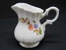 Vintage Porcelain Sweet Floral & Gold Gilded Small Pitcher Creamer picture