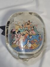 Vintage  Hand Painted Reverse Painted Snuff Bottle  Turtle Design picture