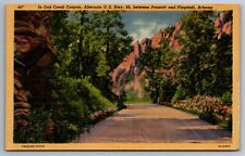 Postcard Oak Creek Canyon Road Hwy. 89 Between Prescott/Flagstaff Arizona  G 23 picture