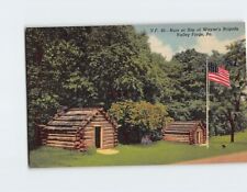 Postcard Huts at Site of Wayne's Brigade Valley Forge Pennsylvania USA picture