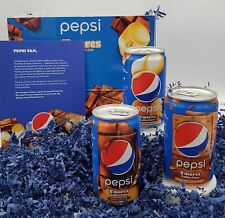 2022 Pepsi Smores Collection Set of 3 Unopened Cans S’mores Soda PepsiCo Promo picture