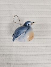 Blue Bird / Robin Ceramic Pomander Vintage picture