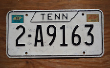 1975  1976 Tennessee License Plate picture