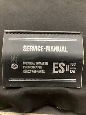 Service Manual for NSM Coin Operated Jukebox ES 160/120 English/German/French picture